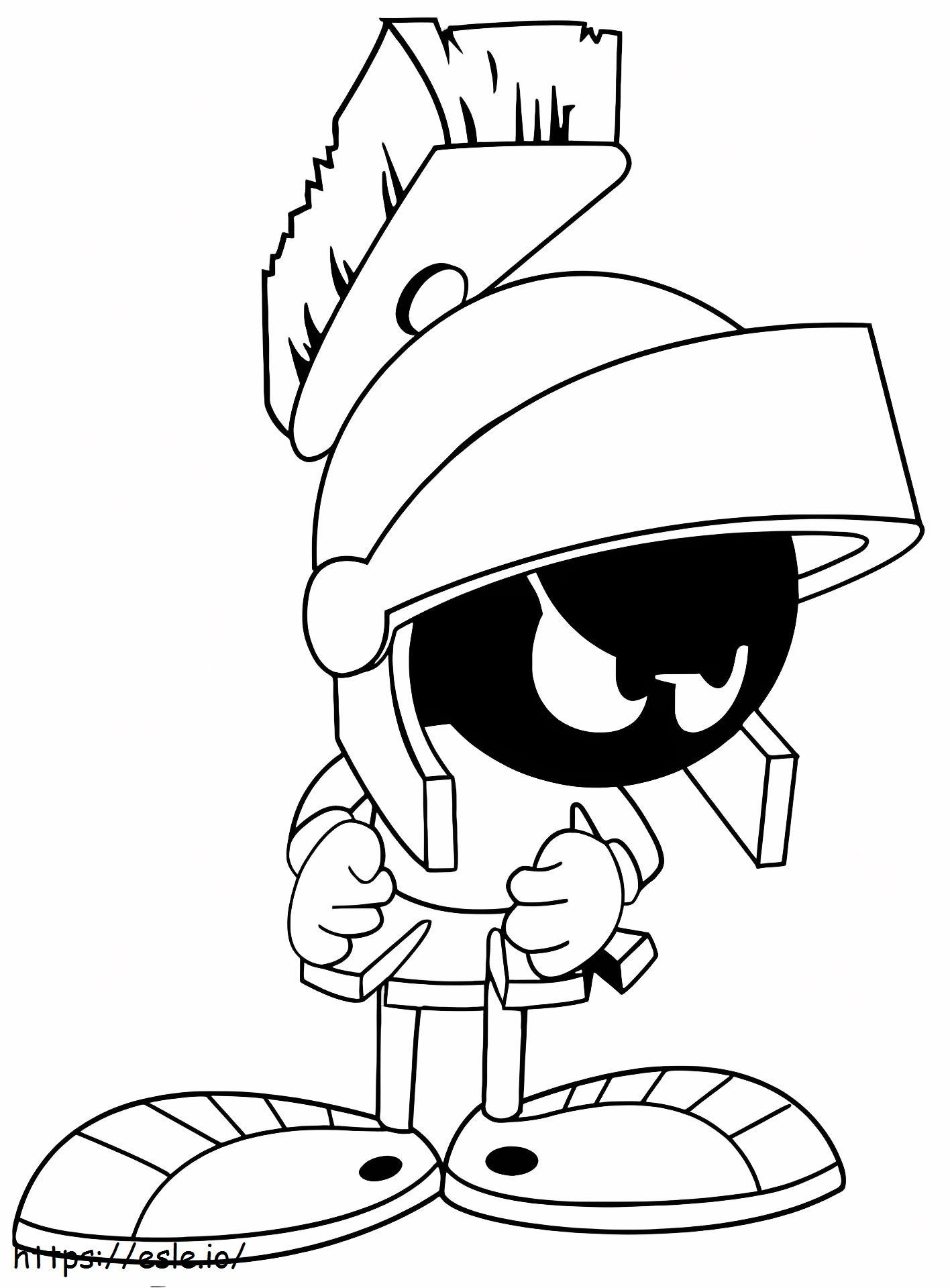 Looney Tunes Marvin The Martian A4 coloring page