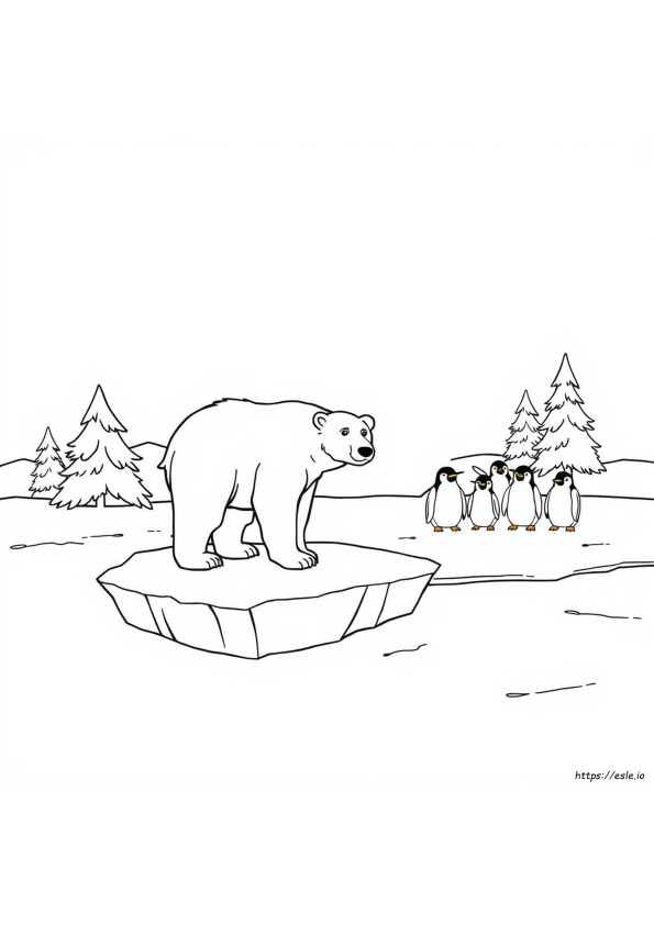 Desenhos De Animais Do Ártico Para Colorir
