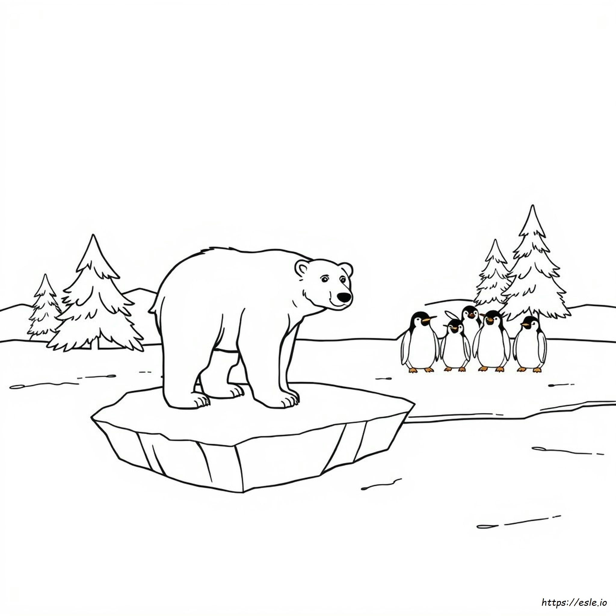 Arctic Animal Coloring Pages