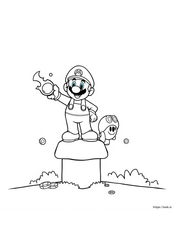 Mario Bros Coloring Sheets