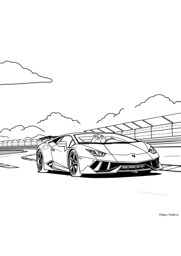 Kolorowanki Lamborghini Do Druku