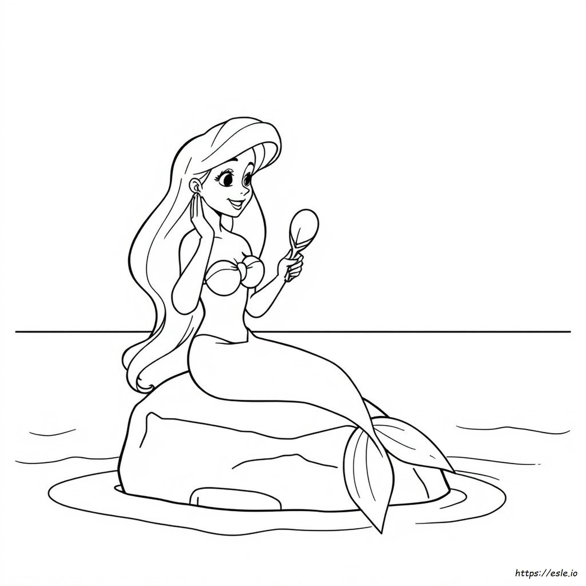 Coloring Pictures Of Ariel