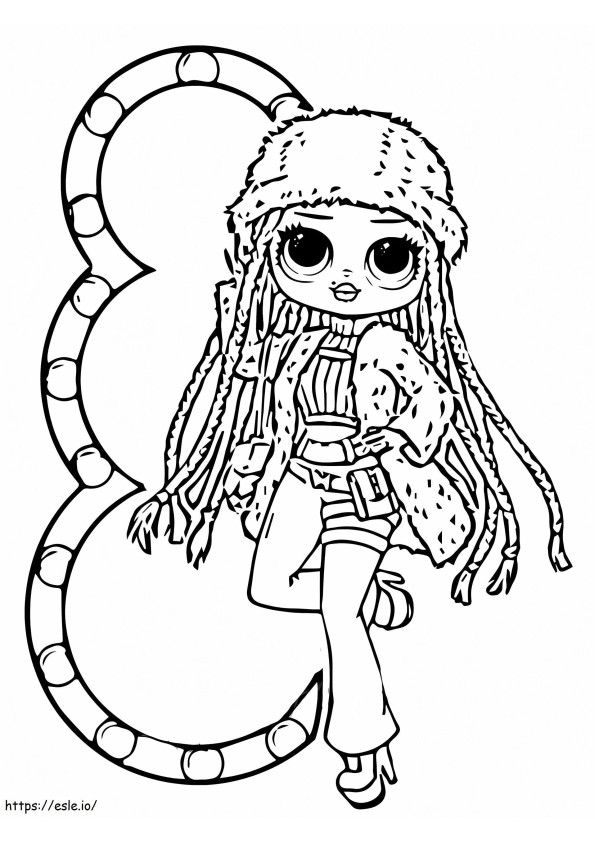 LOL OMG Snowlicious coloring page