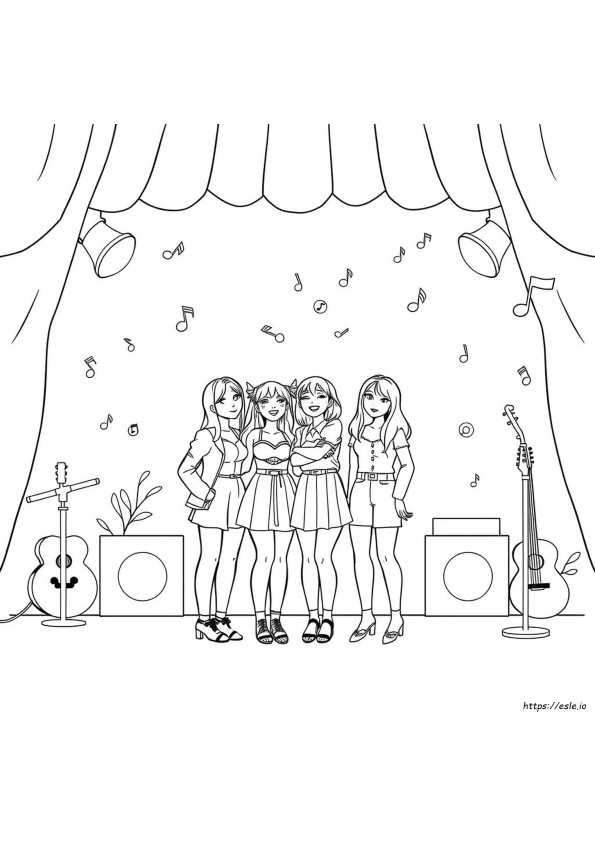 Dibujos Para Colorear De Blackpink