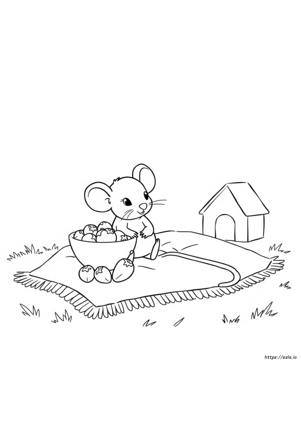 Desenho De Rato Para Colorir