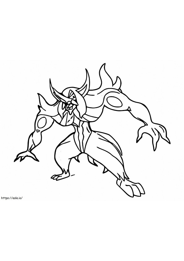 Grimmsnarl Pokemon coloring page