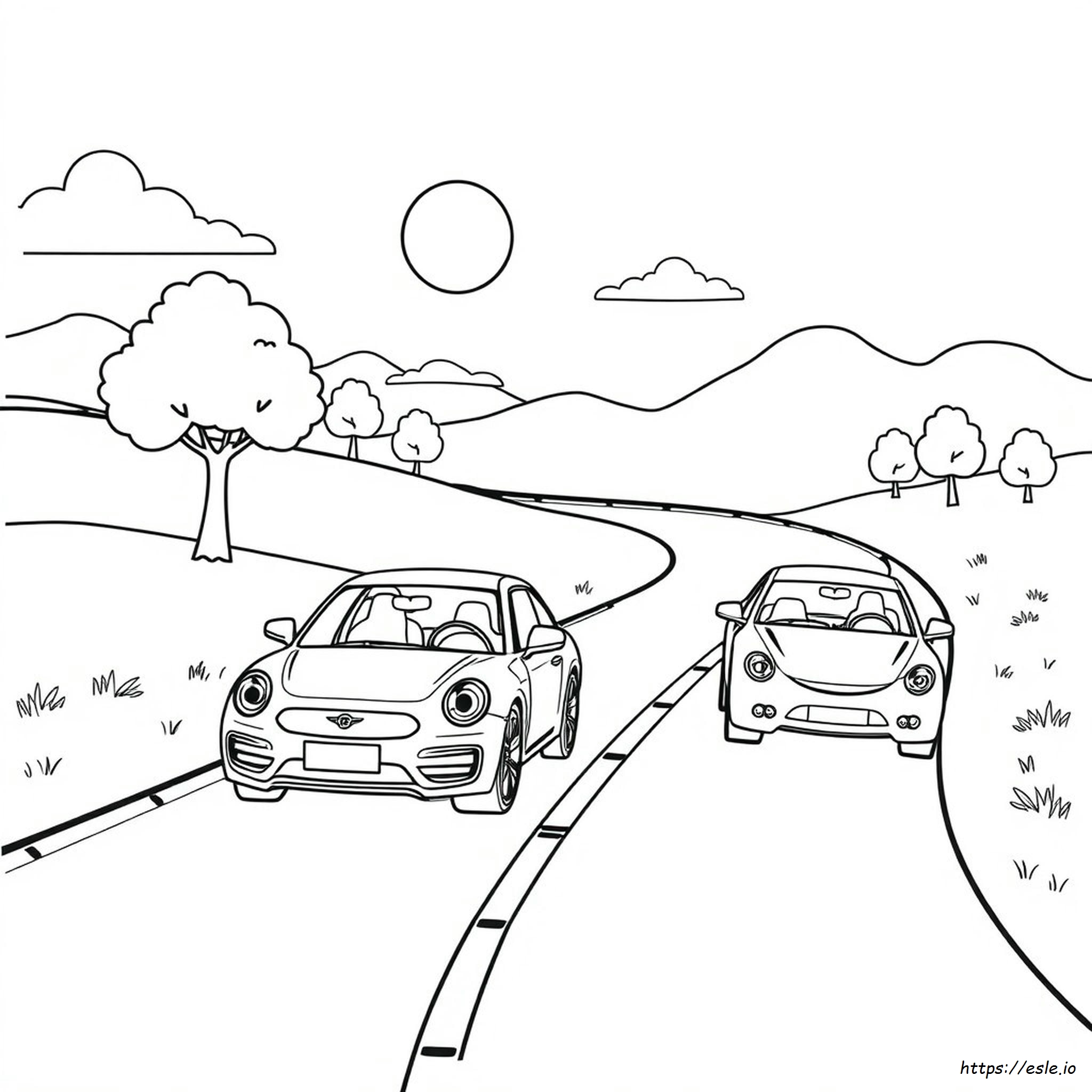 Cars Printable Coloring Pages