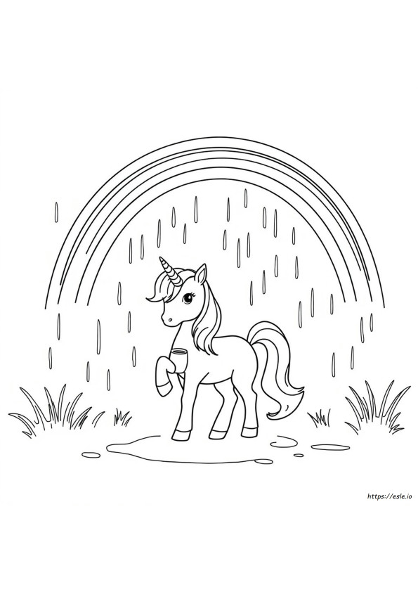 Pony Arcobaleno Da Colorare