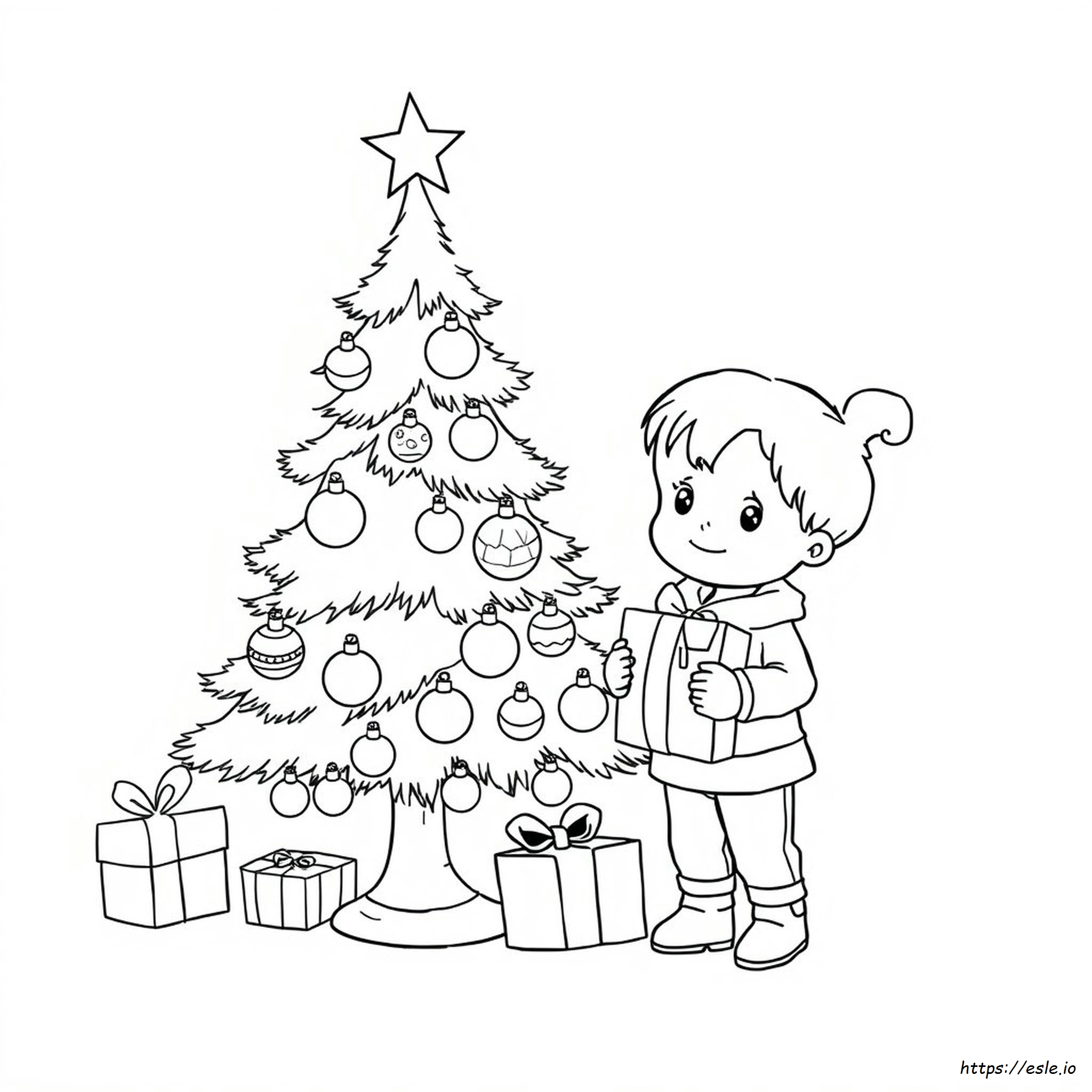 Kerst Kleurplaten Voor 2-Jarigen kleurplaat
