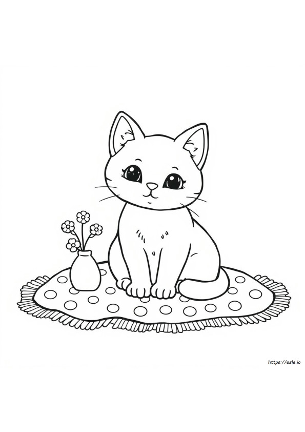Cara De Gato Para Colorear