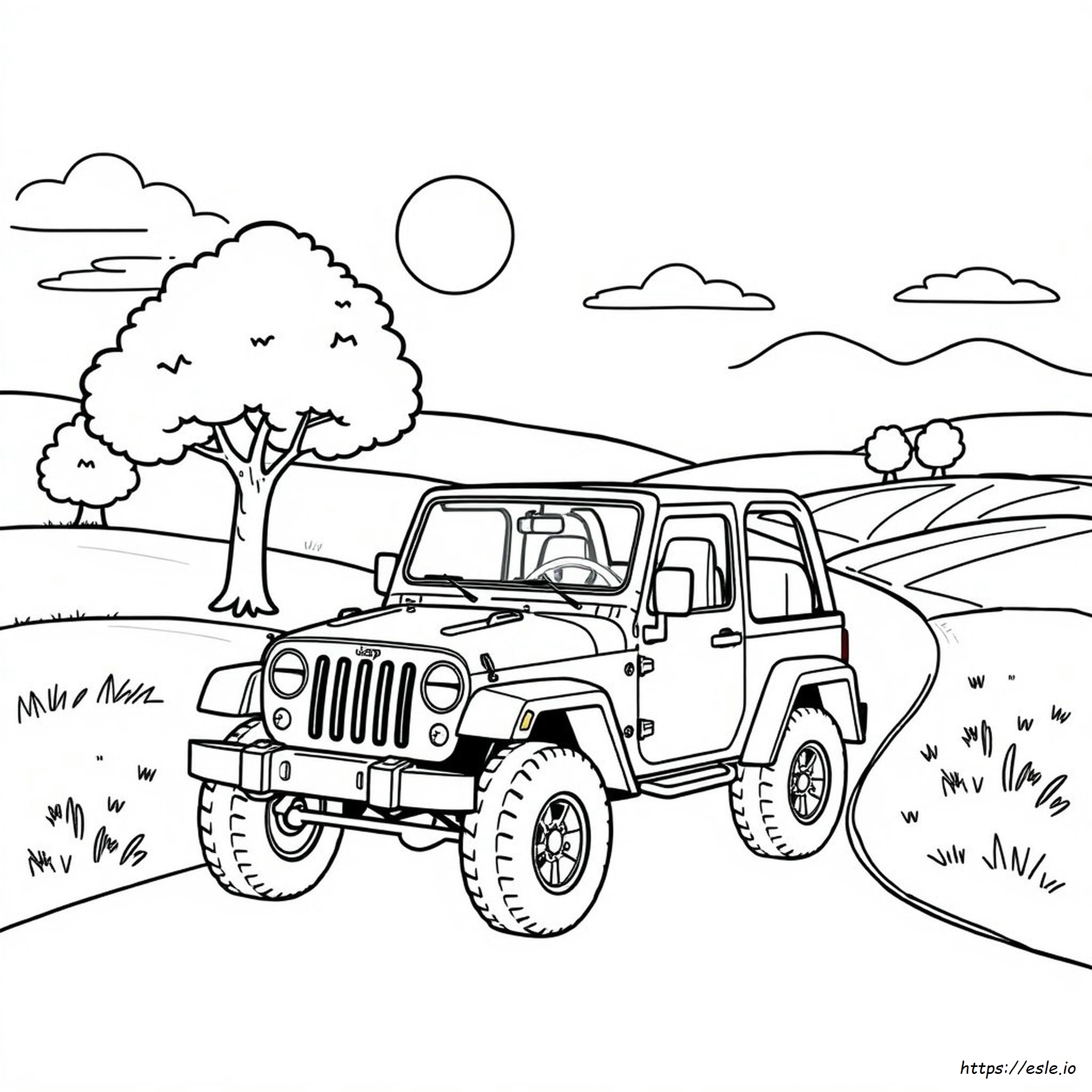 Jeep Ausmalbilder