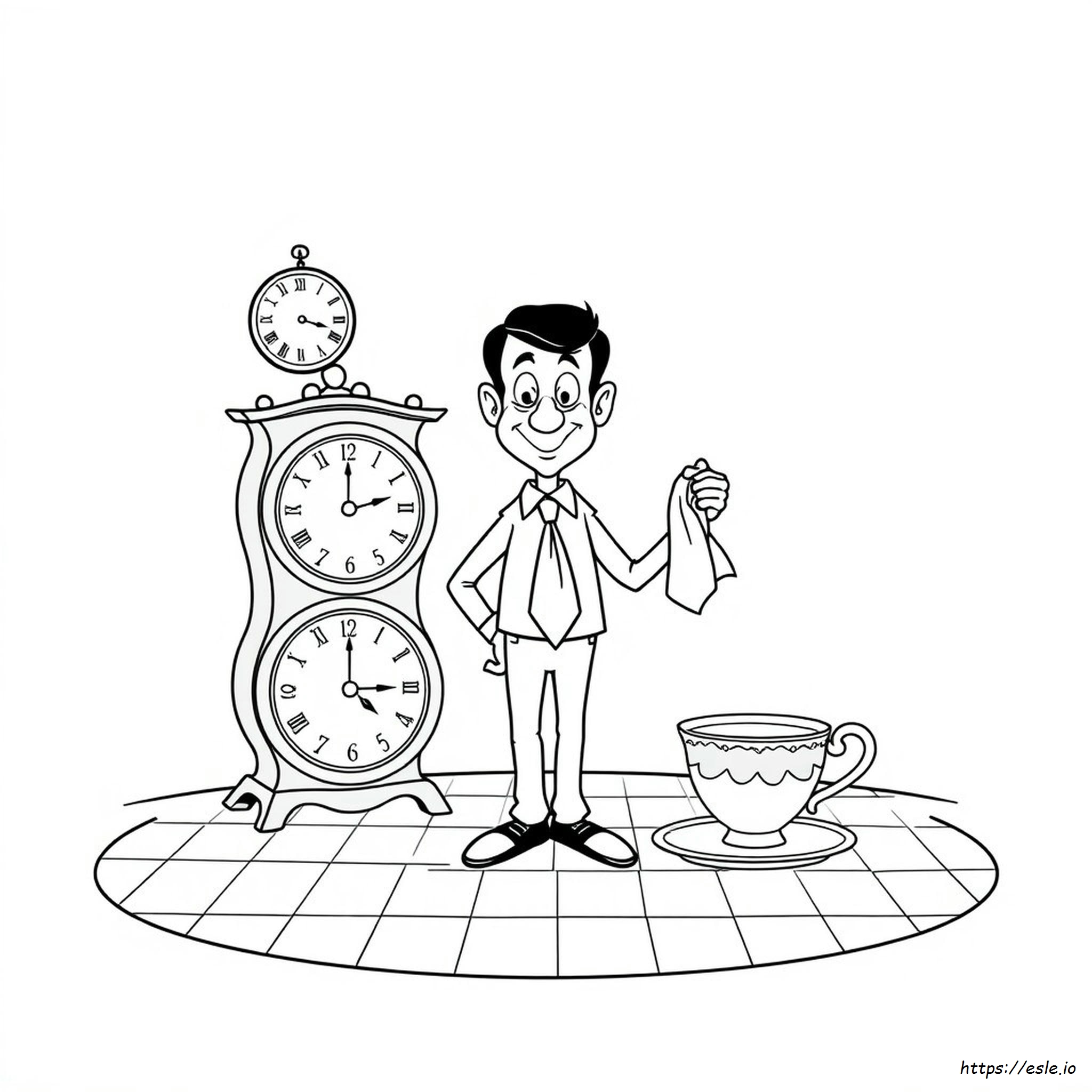 Imagini De Colorat Mr. Bean
