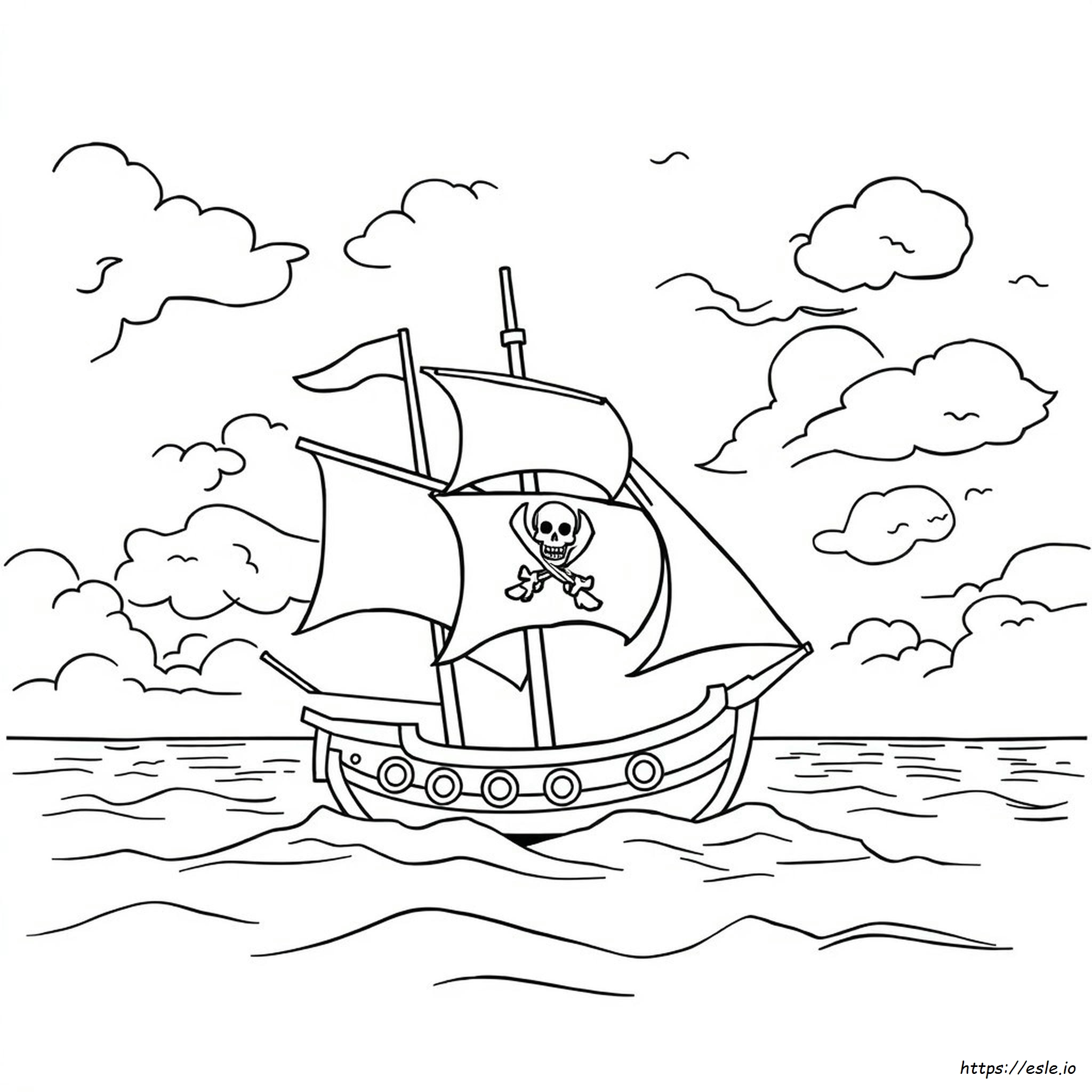 Piratix Kleurplaten kleurplaat