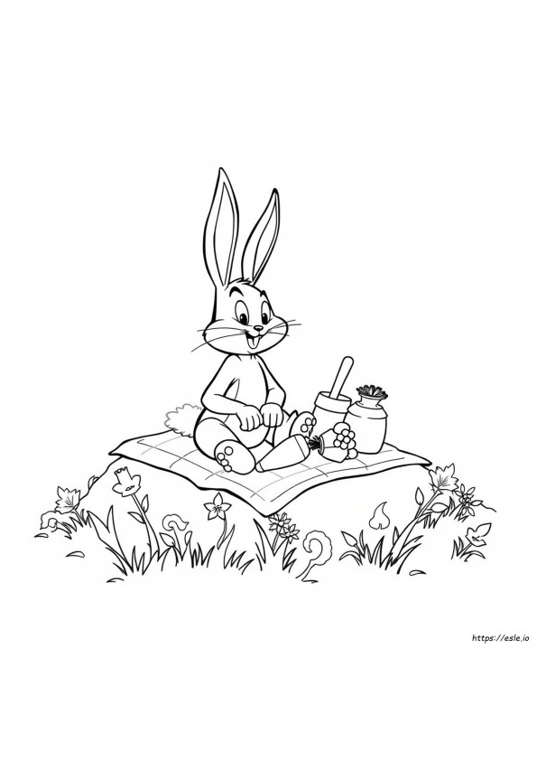 Kolorowanka Bugs Bunny