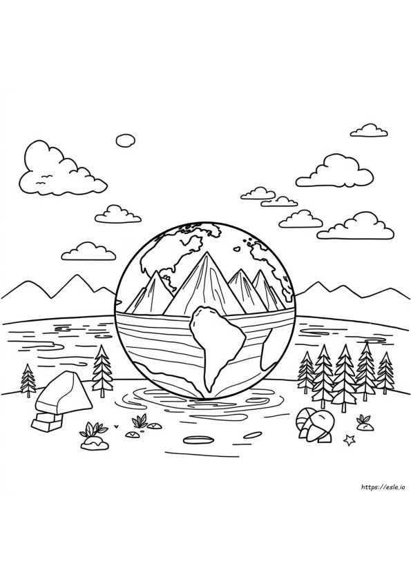 Kolorowanka Zmiany Klimatu