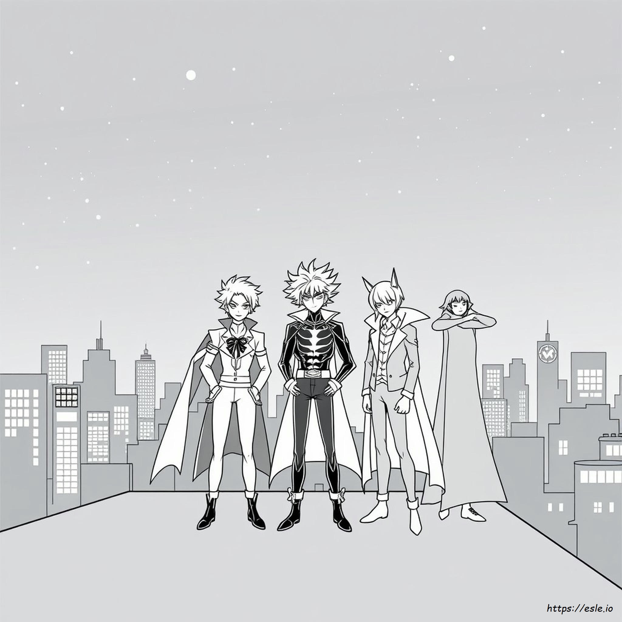My Hero Academia Villains Coloring Pages