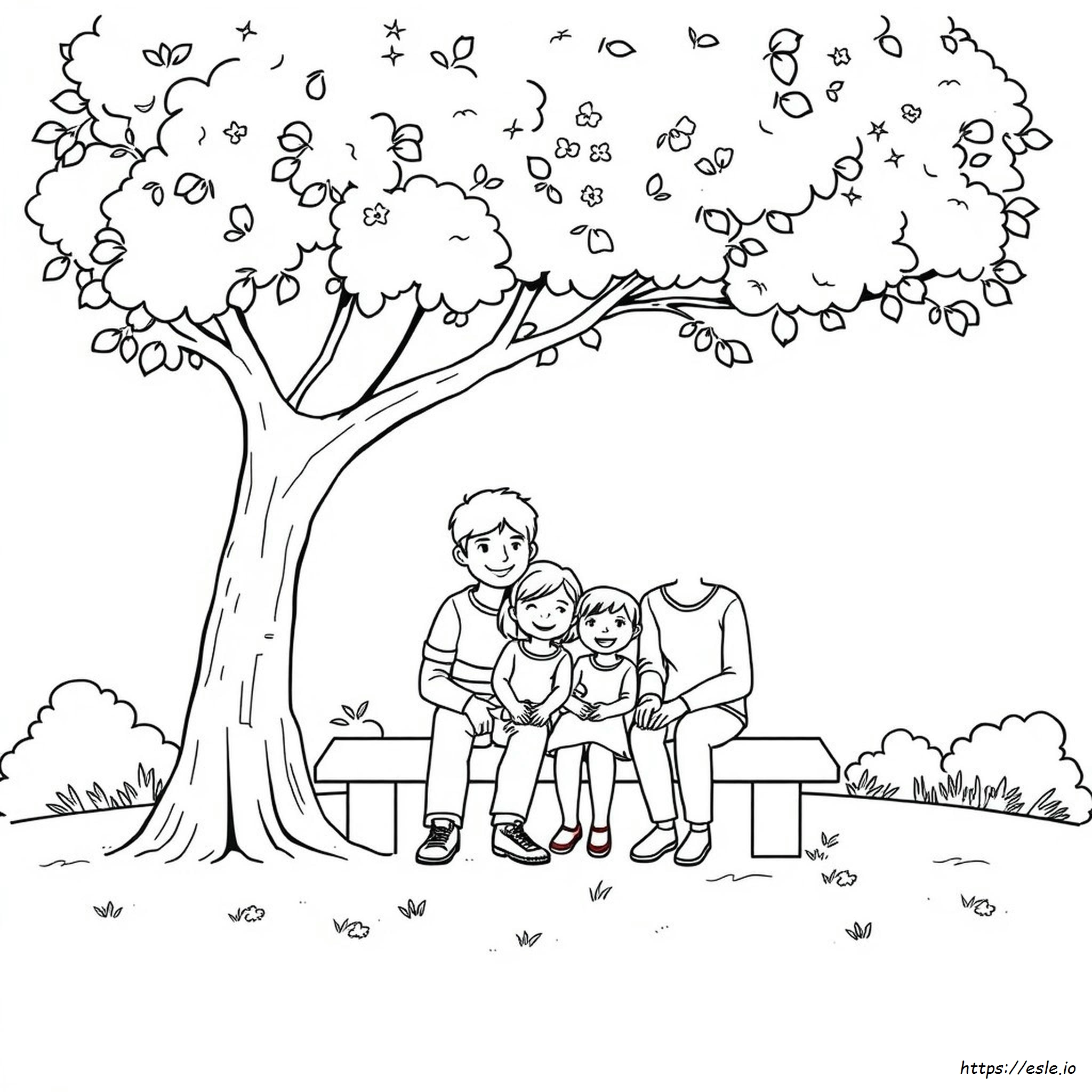 Coloriage Famille À Imprimer