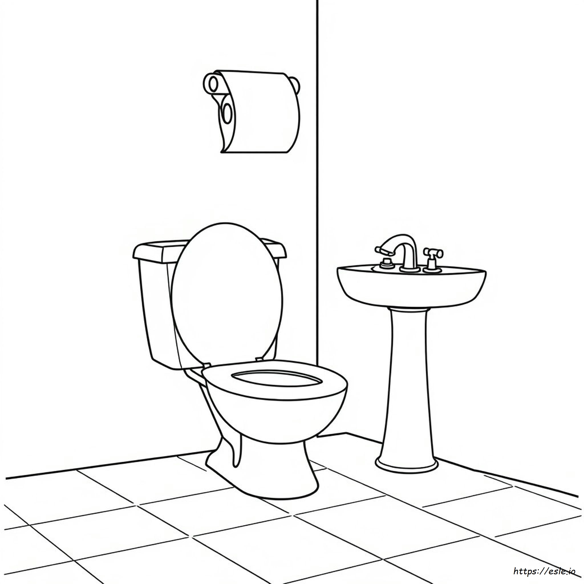 Toilet Kleurplaat kleurplaat