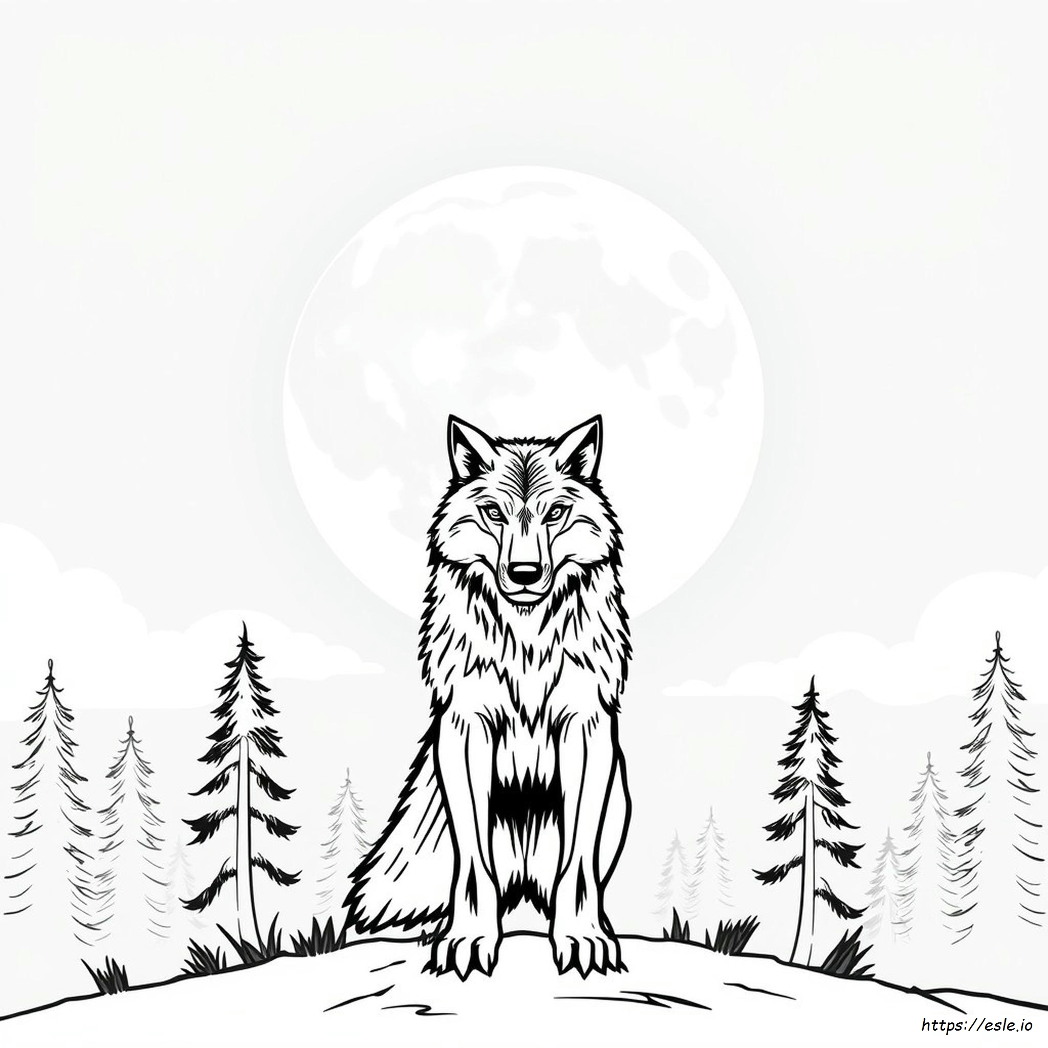 Were Wolf Coloring Pages