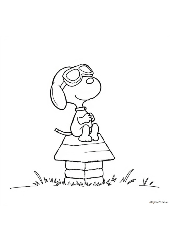 Snoopy Para Colorir