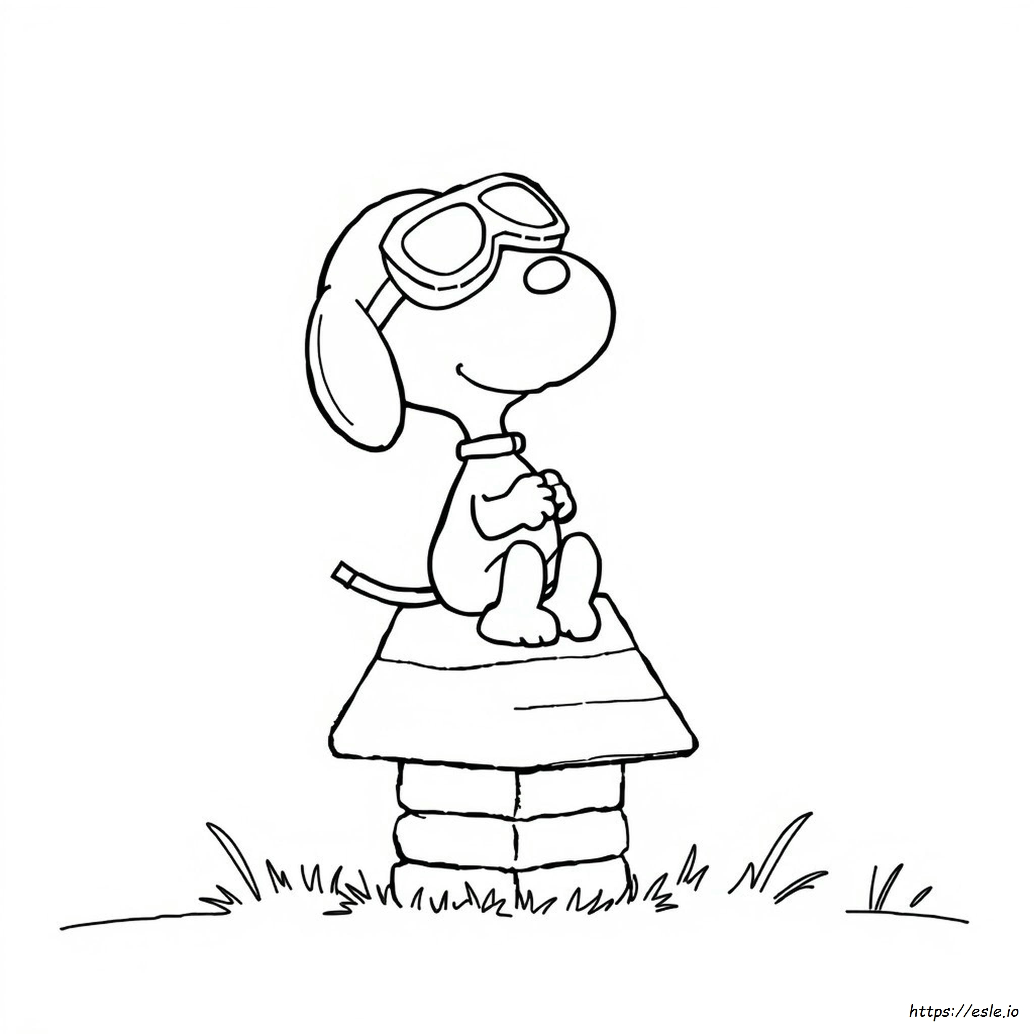 Snoppy Coloring Pages