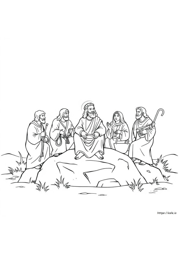 Jezus En Vrienden Kleurplaten