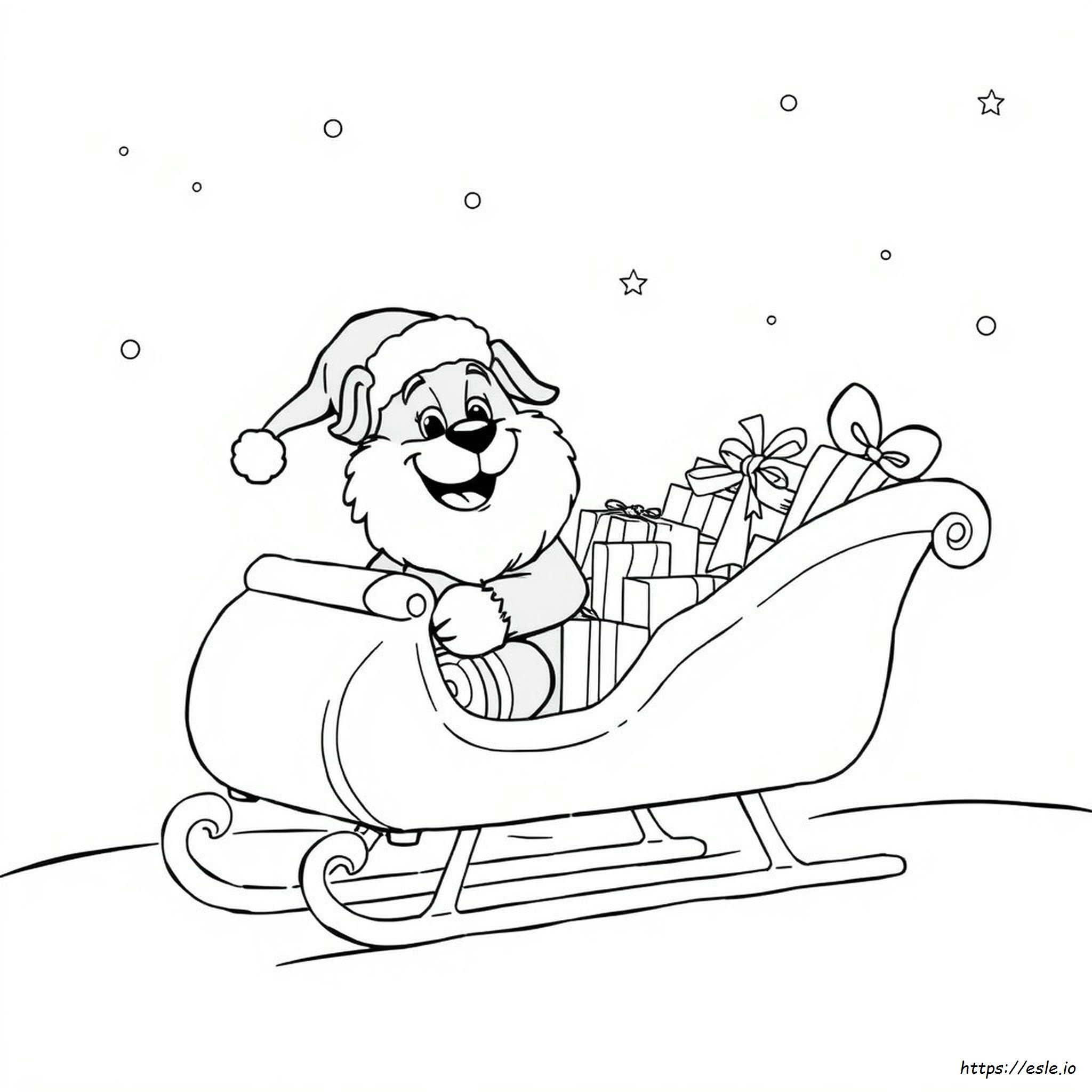 Kerstman Poot Kleurplaten kleurplaat