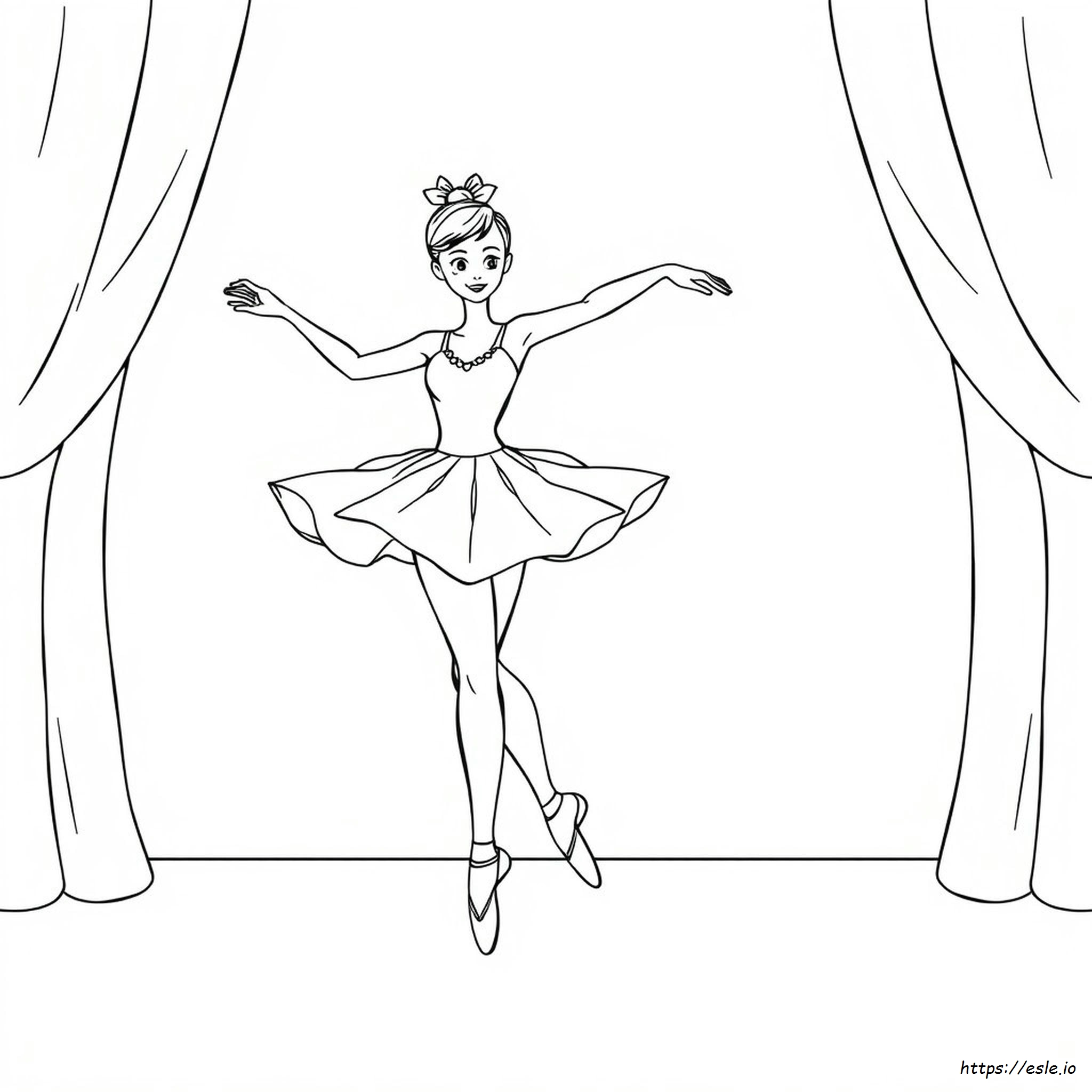 Ballerina Da Colorare E Stampare
