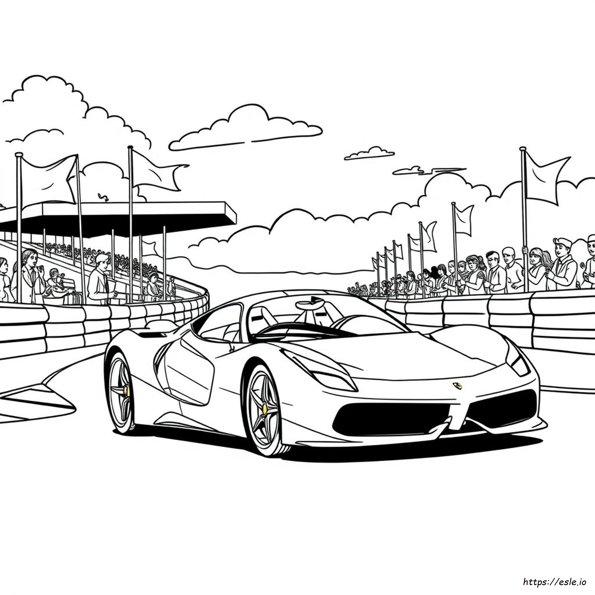 Ferrari Colouring Pages Printable