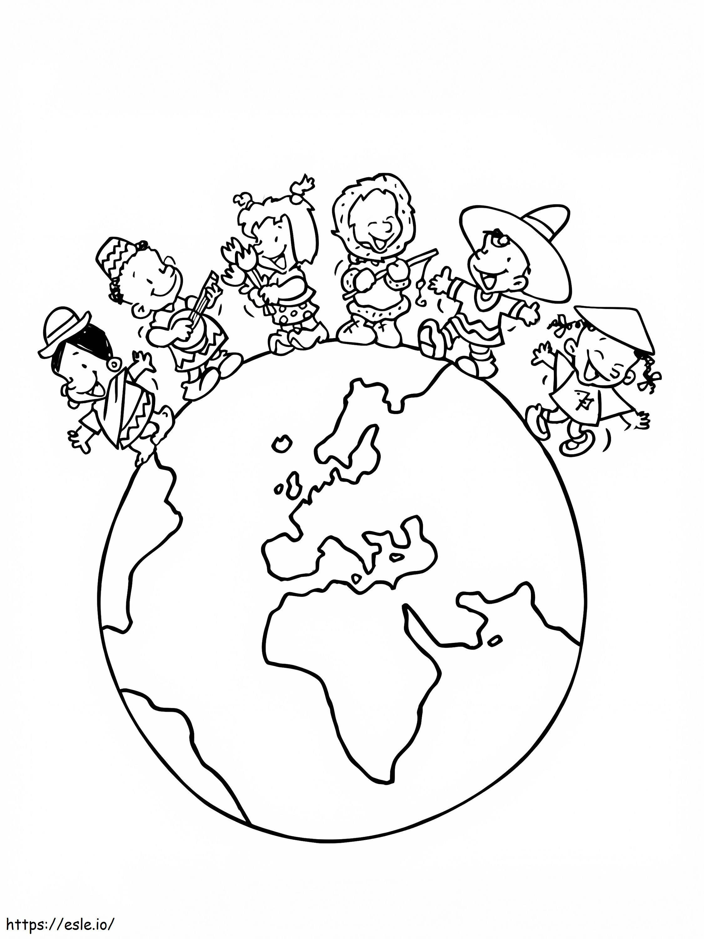 Happy Childrens Day 3 coloring page