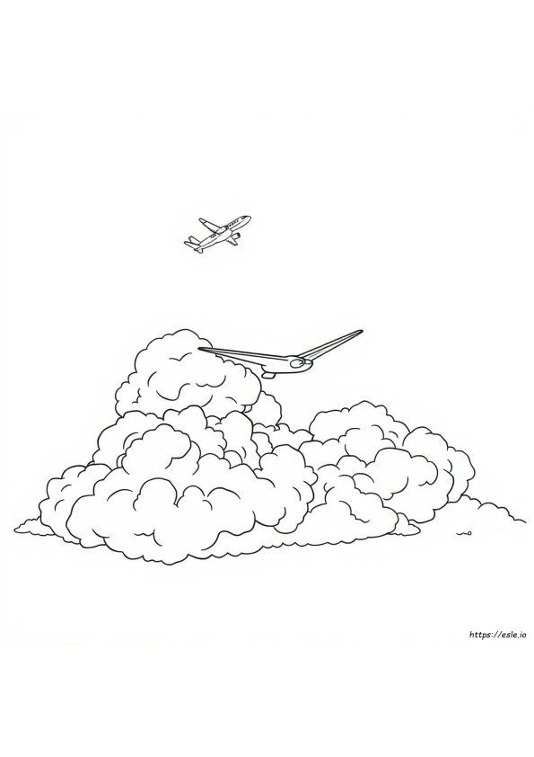 Coloriage Avion