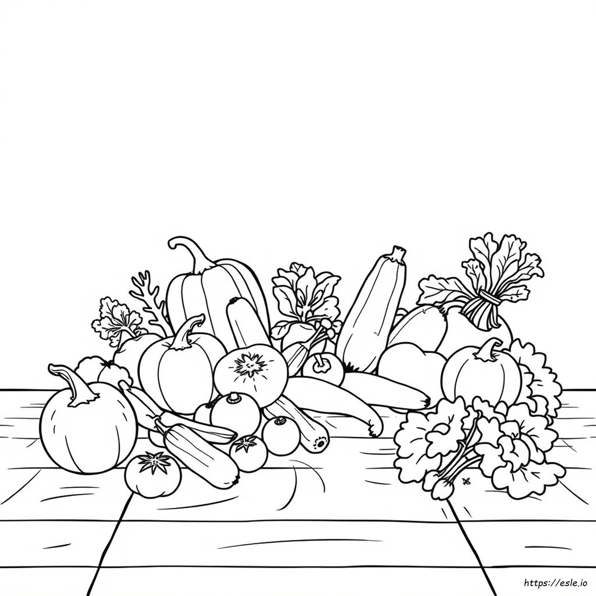 Free Coloring Pages Of Vegetables