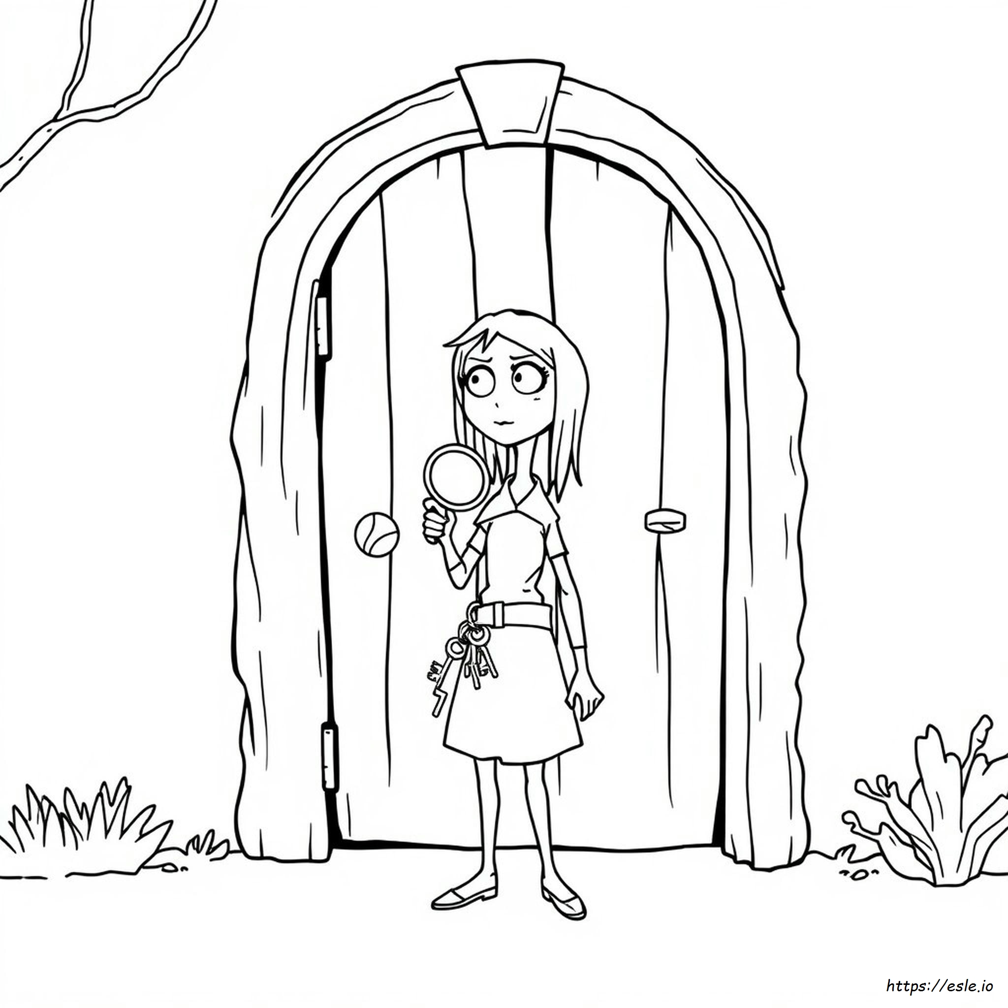 Coraline Para Colorear