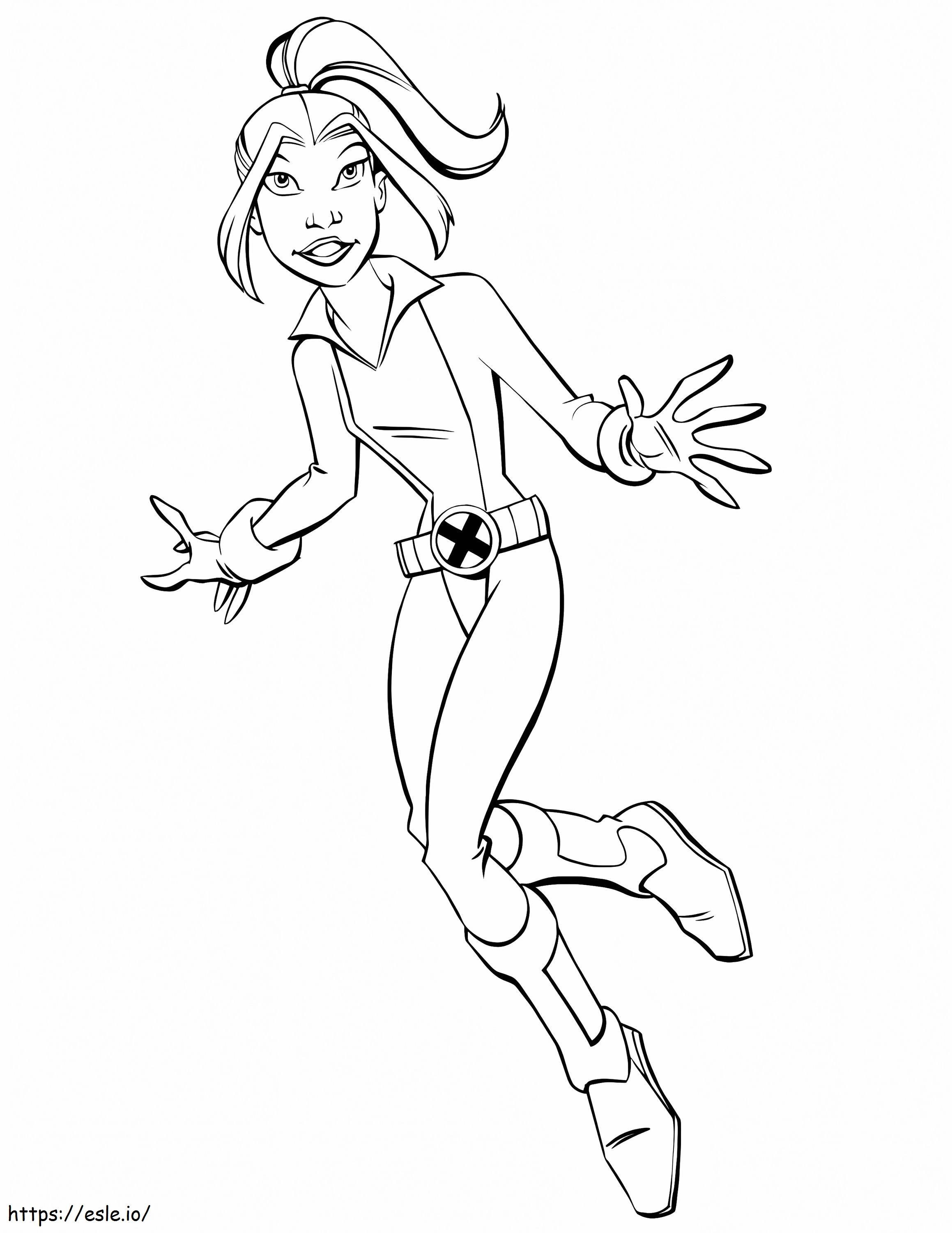 rogue coloring pages