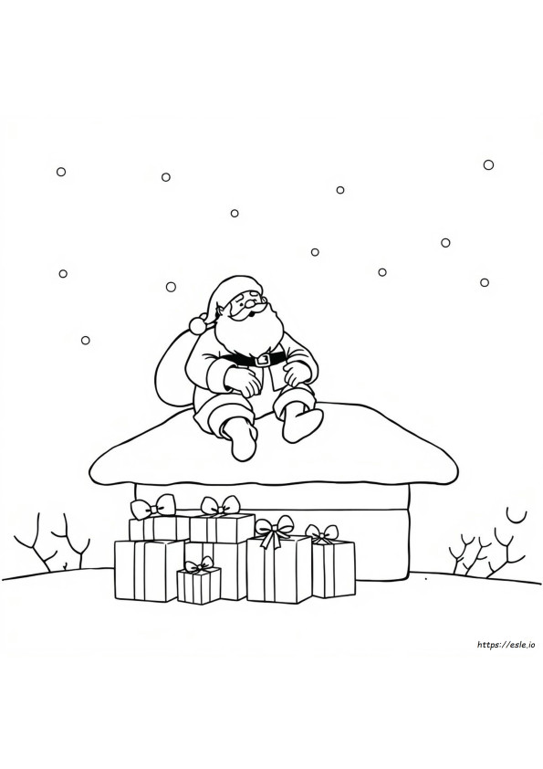 Printbare Kleurplaten Van De Kerstman