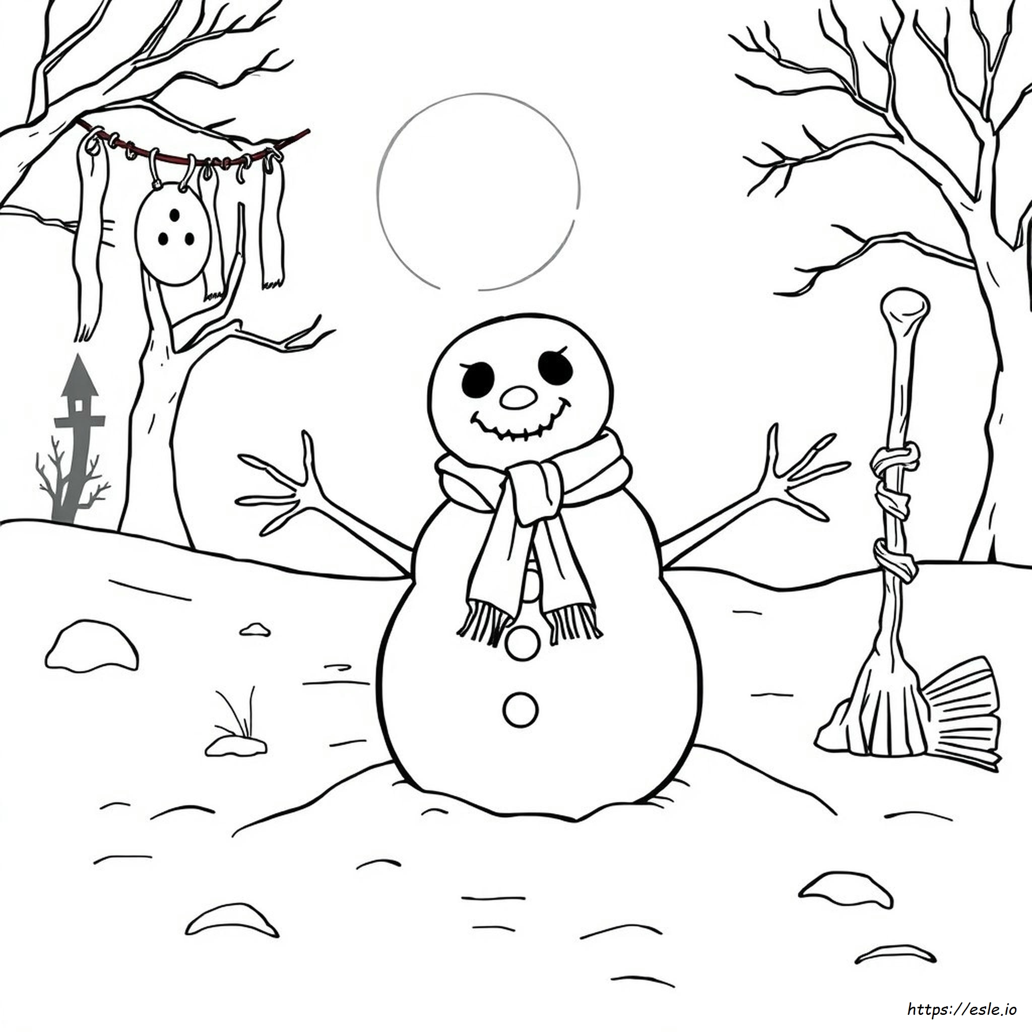 Pupazzo Di Neve Spaventoso