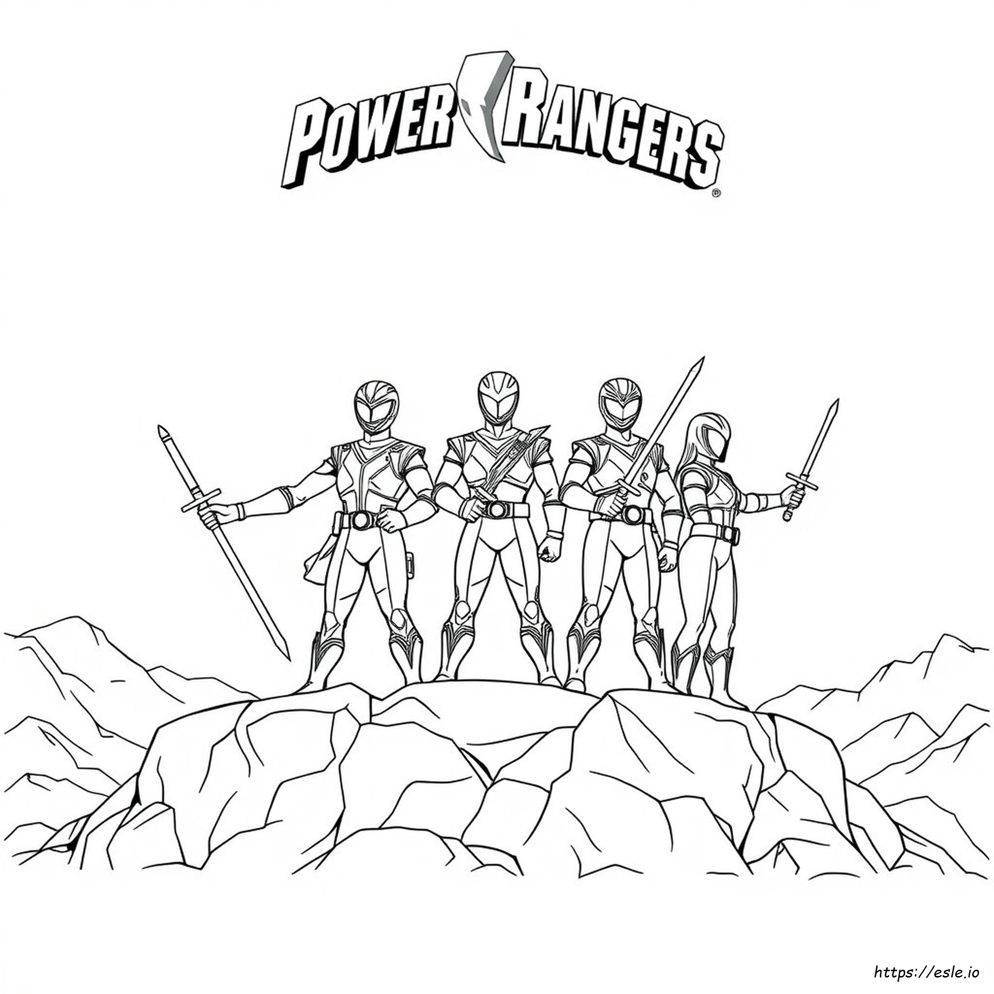 Coloring Pages Of Power Rangers Megaforce