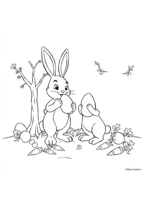 Páginas Para Colorear De Pascua Imprimibles