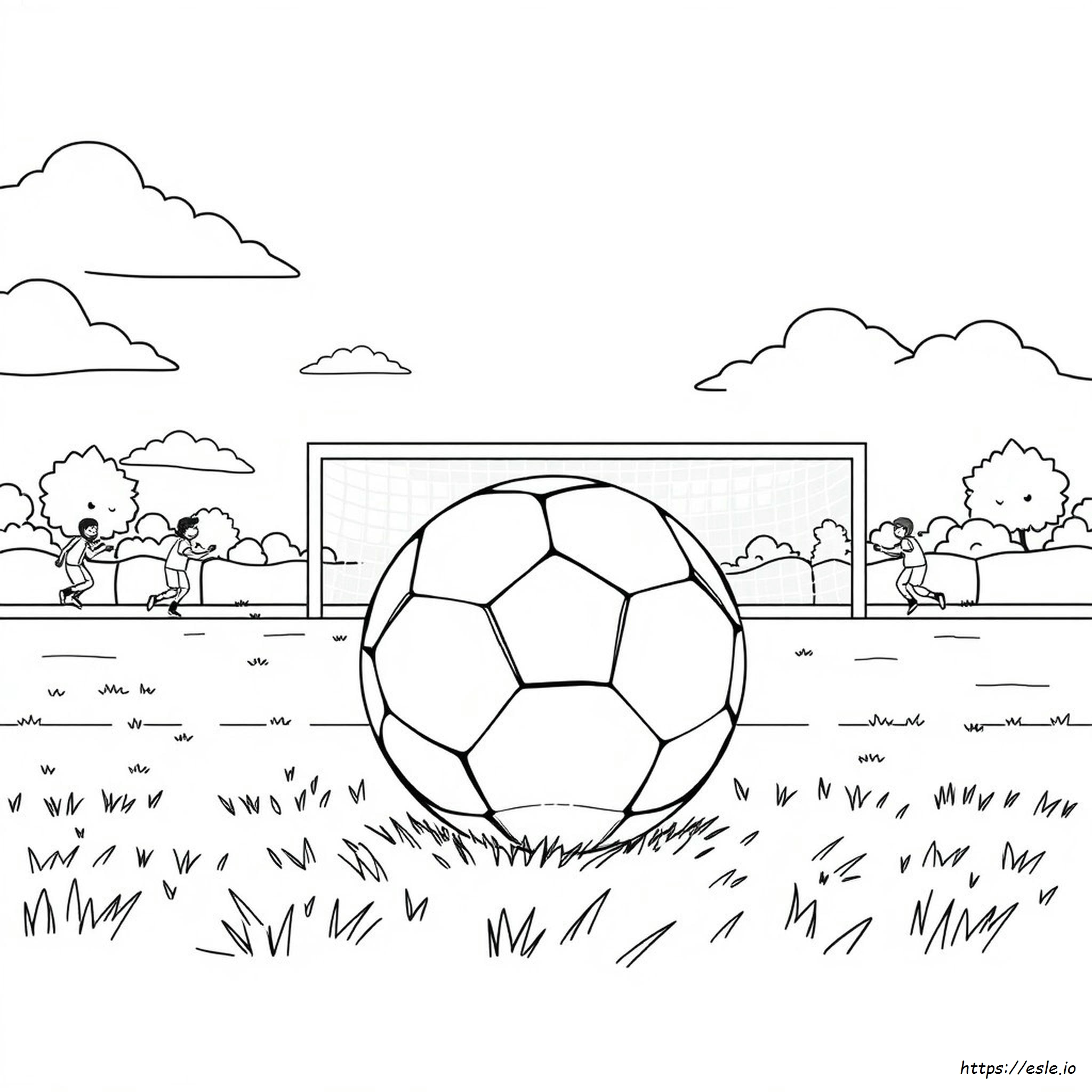 Voetbal Kleurplaten kleurplaat