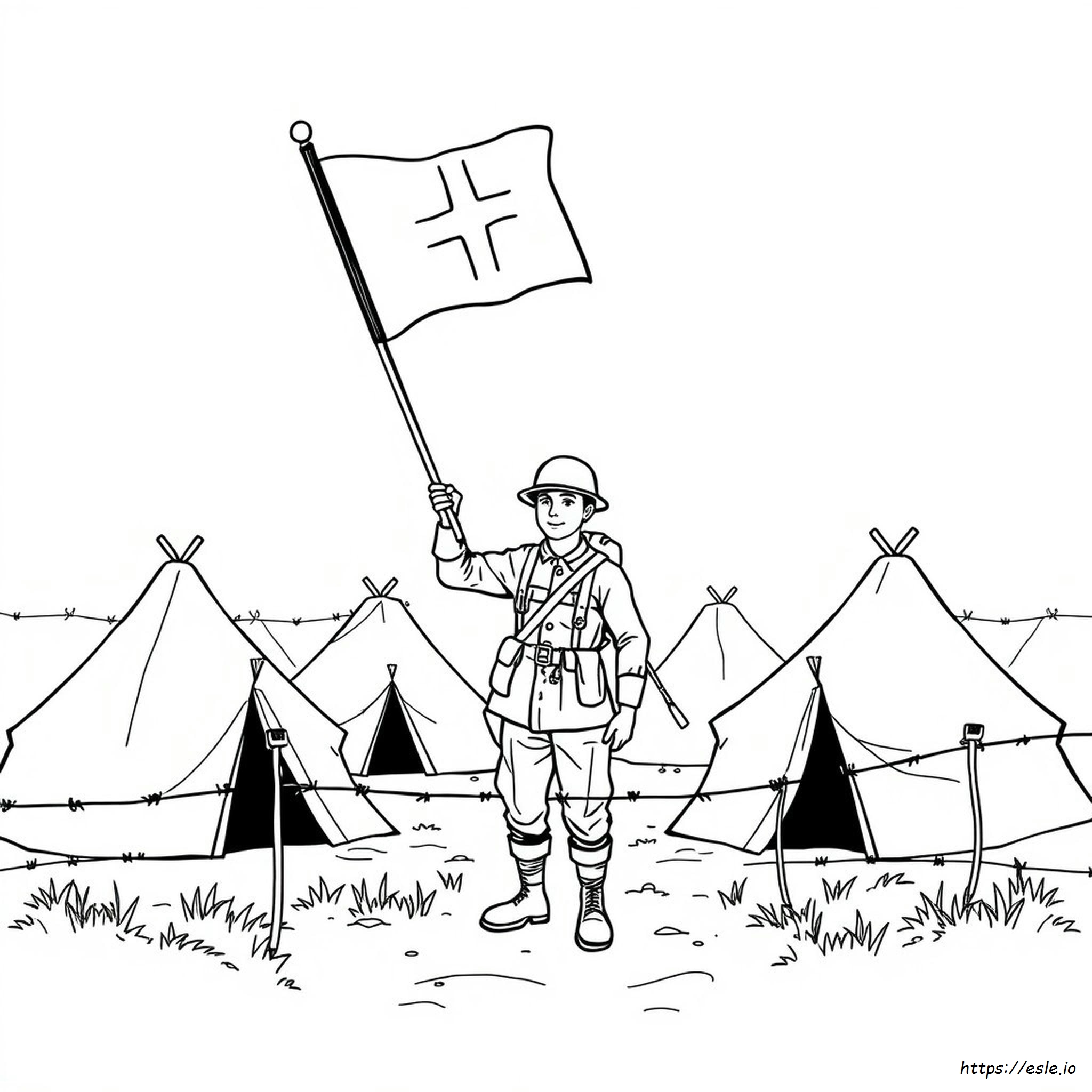 Makkelijke Wo1 Kleurplaten kleurplaat