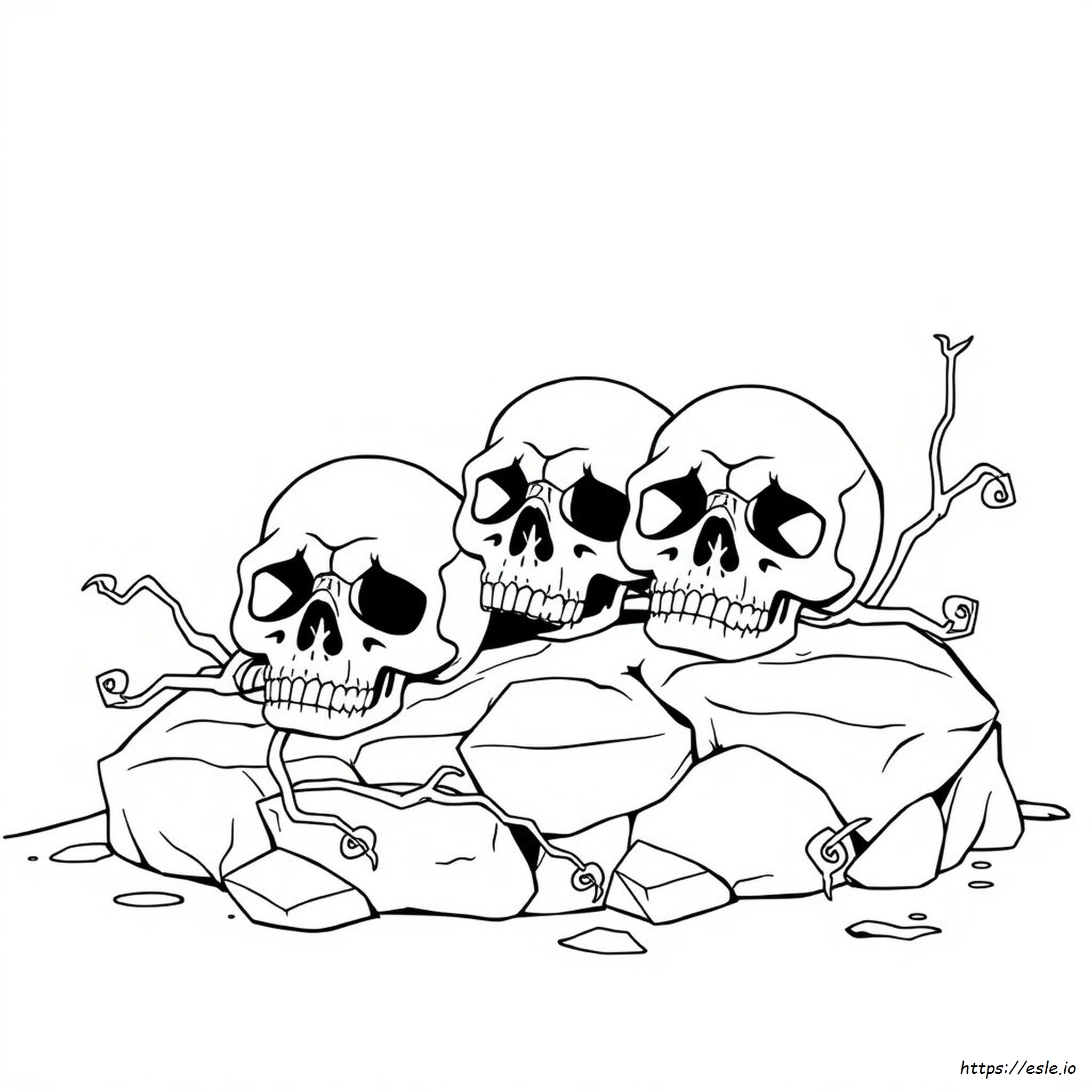Totenkopf Ausmalbilder Zum Ausdrucken