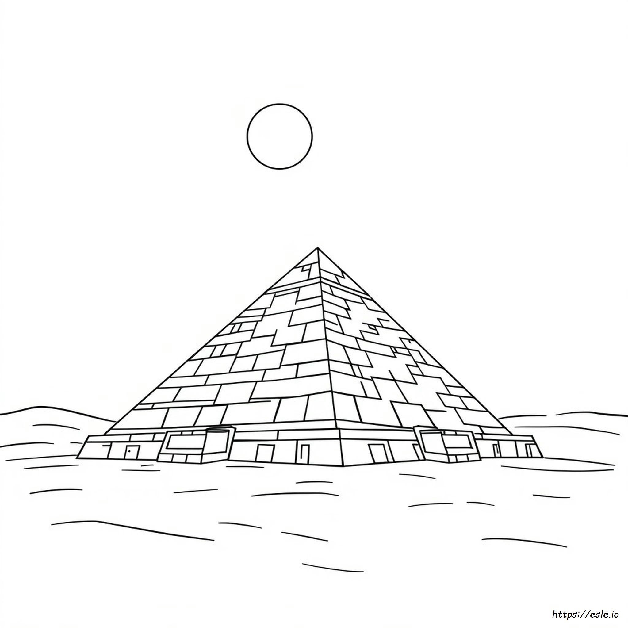 Piramide Da Colorare