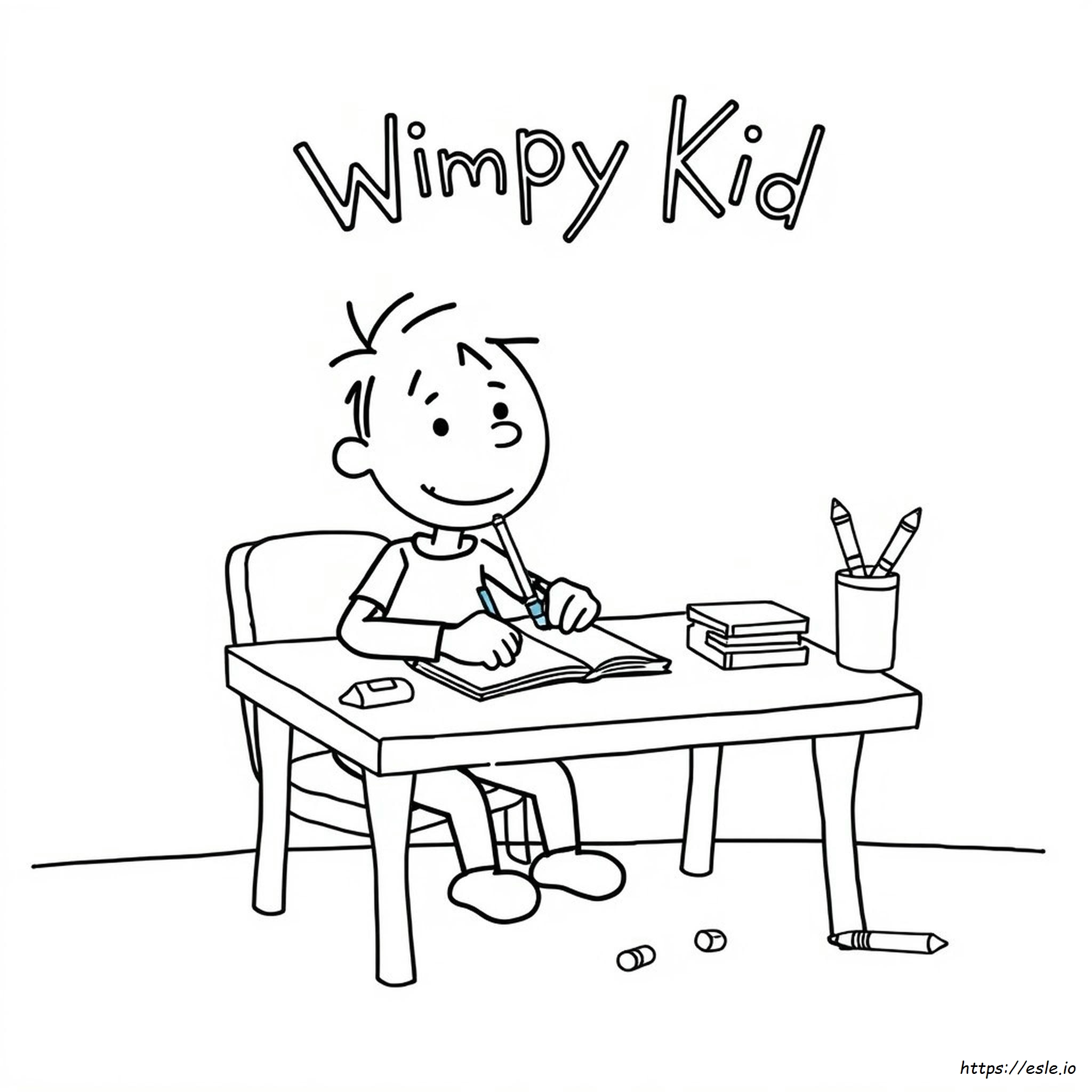 Diary Of A Wimpy Kid Coloring Pages