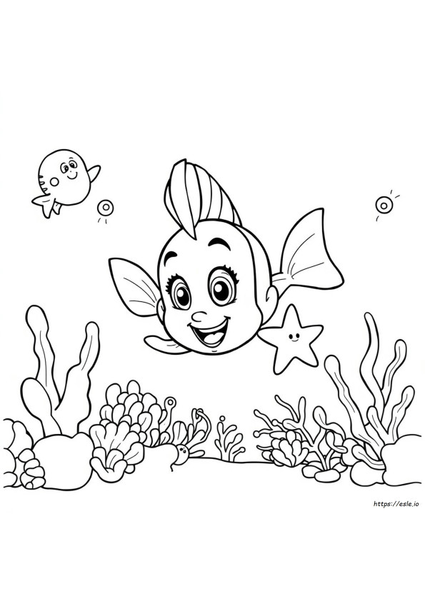 Molly Bubble Guppies Kolorowanki