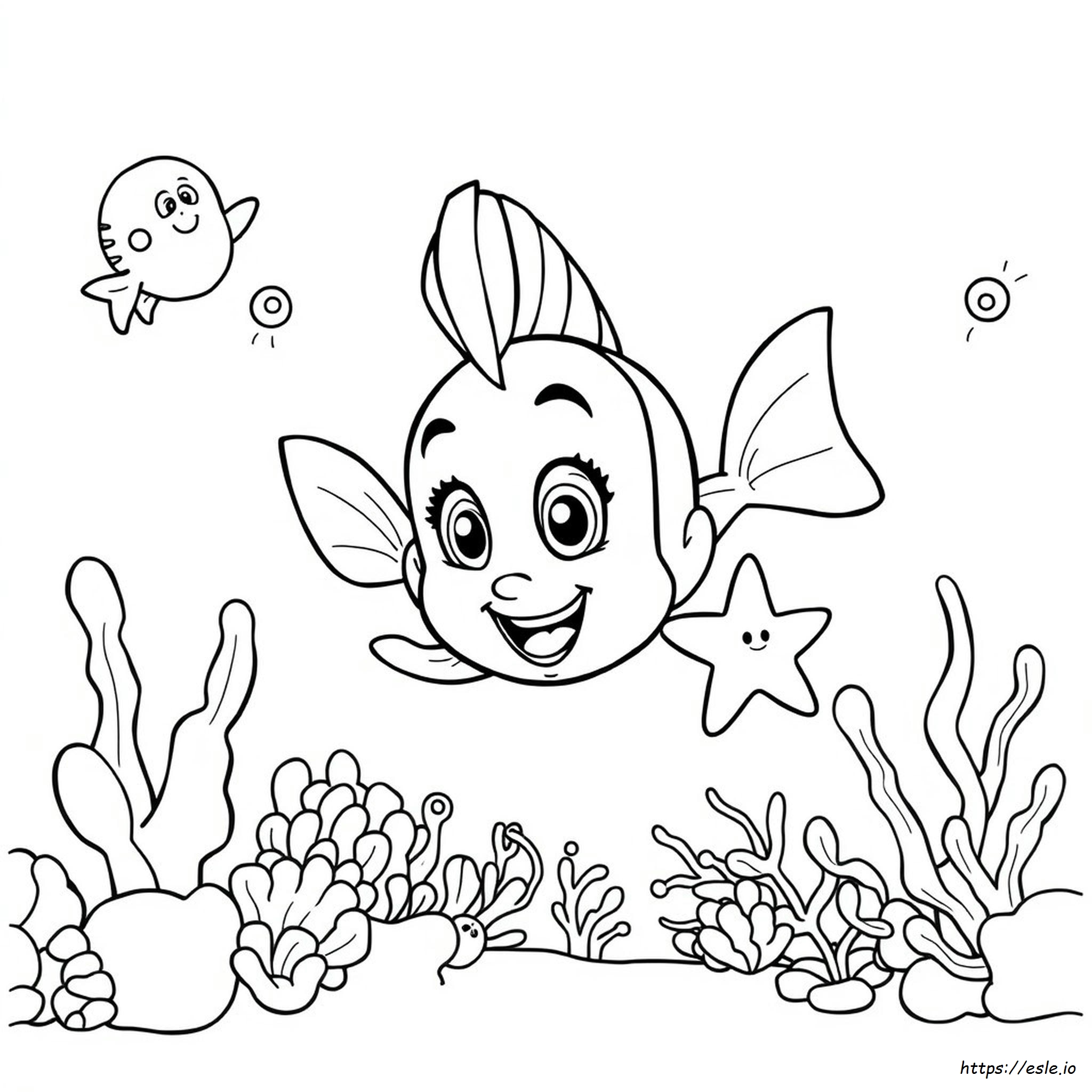 Molly Bubble Guppies Kleurplaten kleurplaat