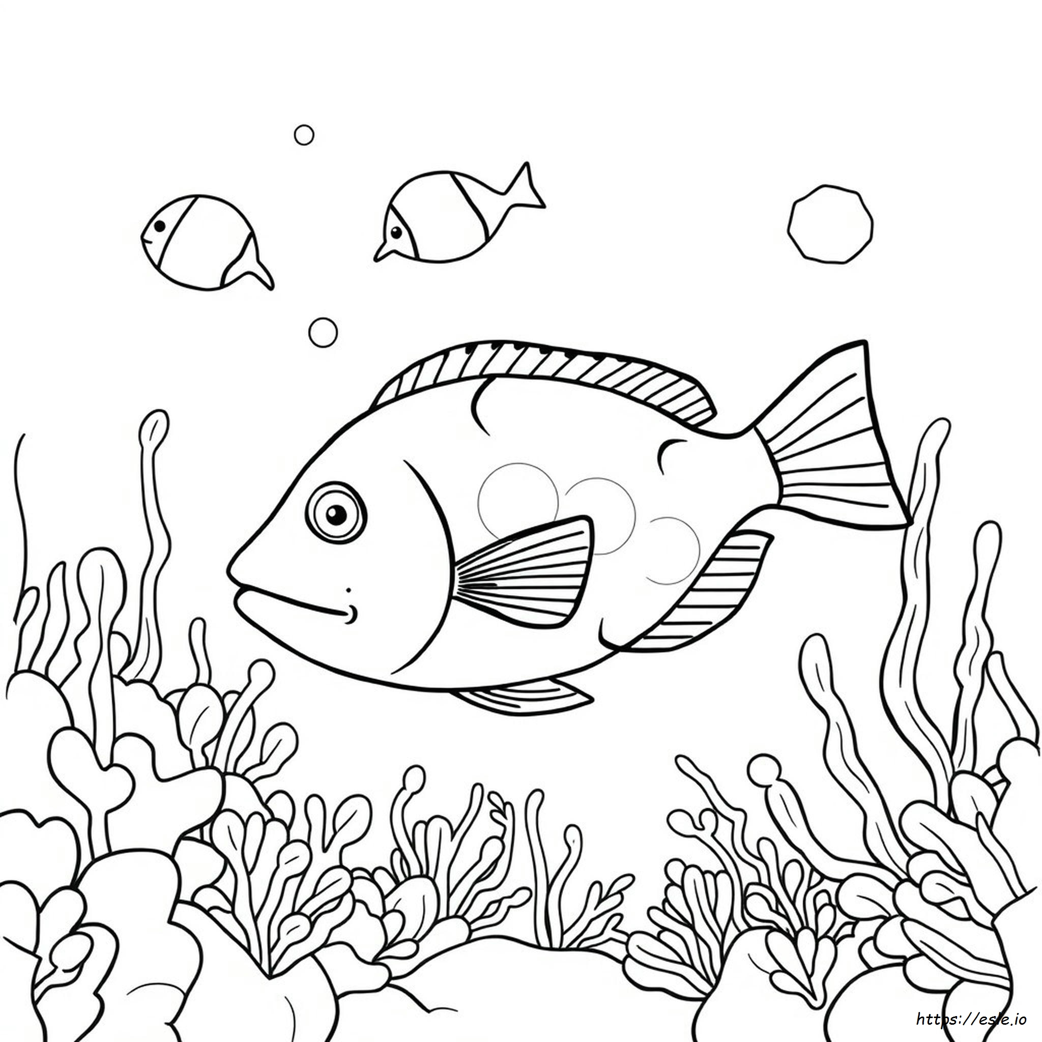 Free Printable Puffer Fish Coloring Pages