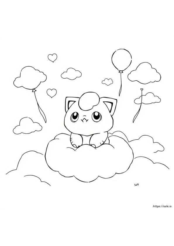 Jigglypuff Para Colorir