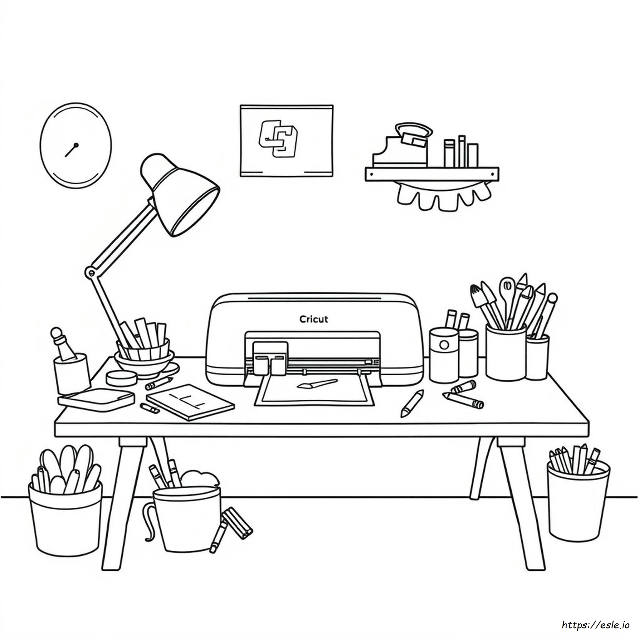 Cricut Kleurplaten kleurplaat