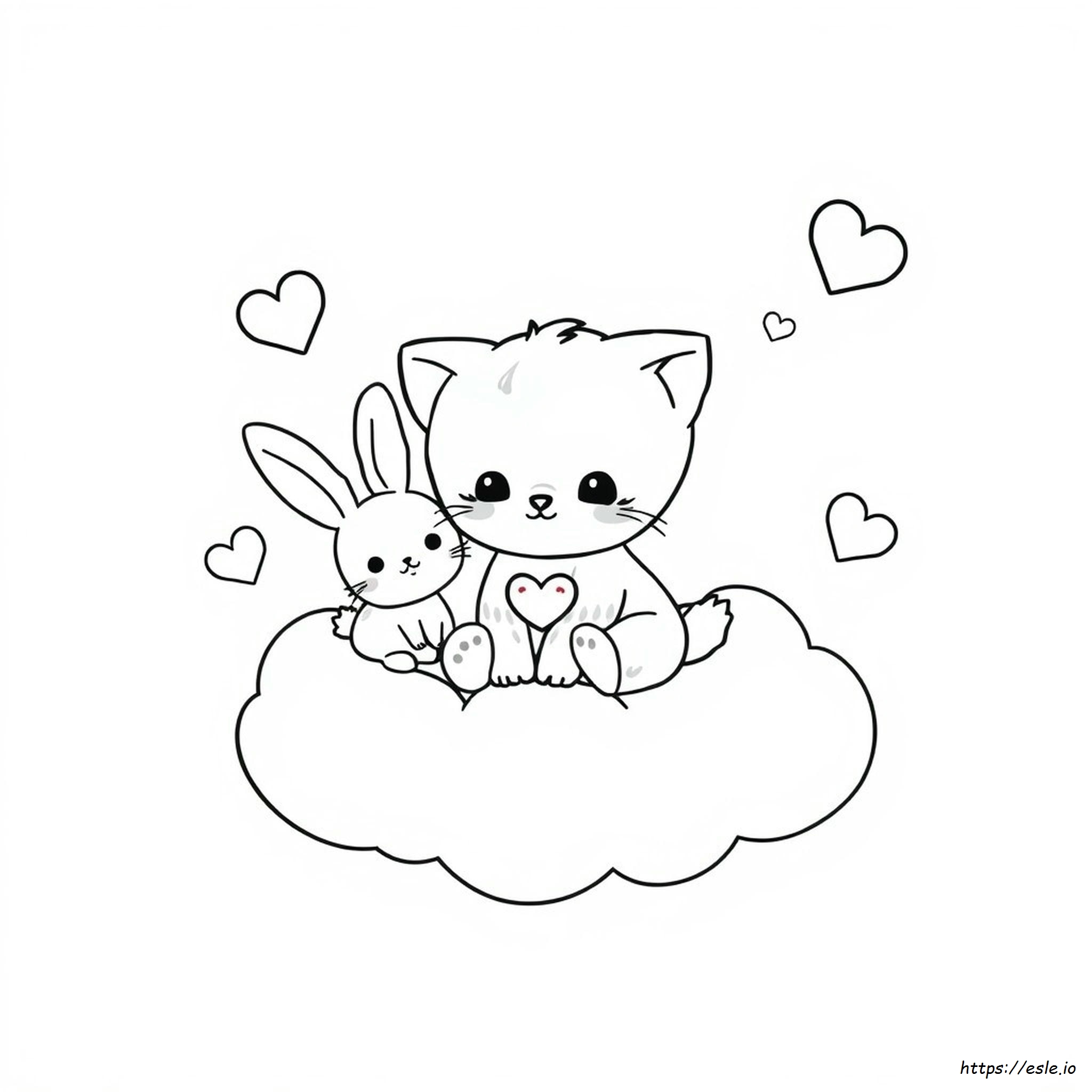 Kawaii Süße Einfache Ausmalbilder