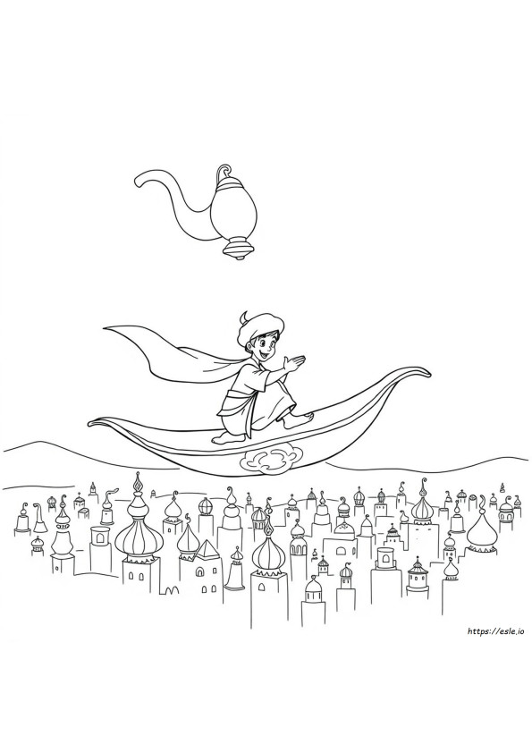 Aladdin De Colorat